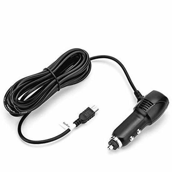 Picture of Dash Cam Charger Mini USB, Car Charger with USB Port Compatible with APEMAN, Rexing, Byakov, AKASO, Crosstour, Trekpow, Pruveeo, OldShark, Garmin and Most Other Dash Cam, Android Devices. (11.5FT)