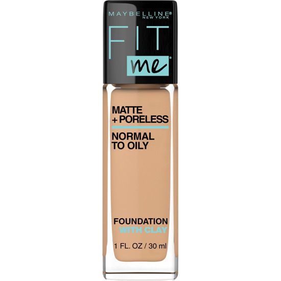 Picture of Maybelline Fit Me Matte + Poreless Liquid Oil-Free Foundation Makeup, Soft Tan, 1 fl; oz