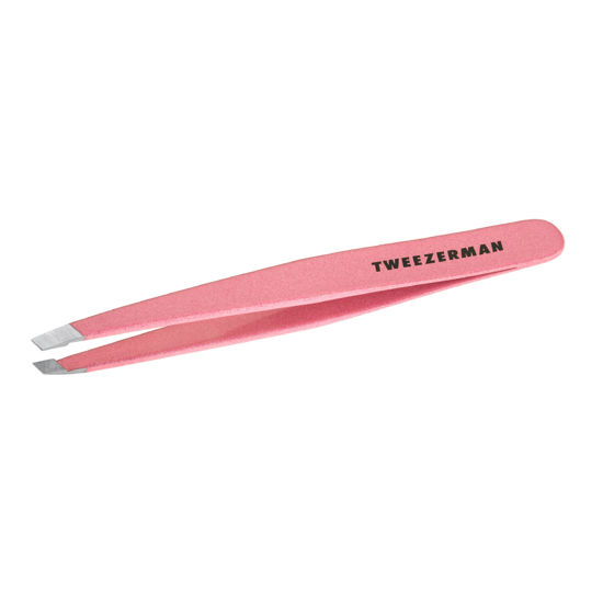 Picture of Tweezerman Exclusive Tea Rose Slant Tweezer - Hair Removal Tweezers, Stainless Steel