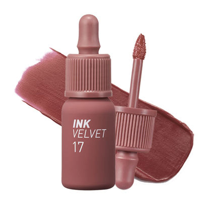 Picture of Peripera Ink the Velvet Lip Tint, High Pigment Color, Longwear, Weightless, Not Animal Tested, Gluten-Free, Paraben-Free (017 ROSY NUDE)