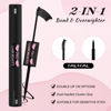 Picture of PRO Lash Bond and Seal Cluster Lash Bond & Overnighter for Lash Clusters DIY Eeyelash Extension Lash Glue Mascara Wand Aftercare Sealant Super Strong Hold 72 Hours（10ml, Black Bond & Overnighter)