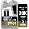 Picture of Mobil 1 Extended Performance Full Synthetic Motor Oil 5W-30, 5 Quart