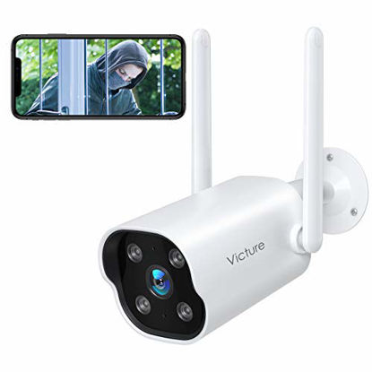 Picture of Security Camera Outdoor,Victure 1080P WiFi Home Smart Security Weatherproof Dual Antenna Camera with Night Vision,Motion&Sound Detection,2-Way Audio Camera Compatible with Alexa
