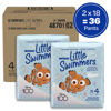 Picture of Huggies Little Swimmers Disposable Swim Diapers, Size 4 (24-34 lbs), 36 Ct