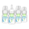 Picture of Dr. Brown’s Anti-Colic Options+ Narrow Baby Bottles, 0m+ Preemie Nipple - Bottle to Reduce Colic, 4 Pack, 2 oz/60ml, Preemie Flow