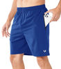 Picture of NORTHYARD Men's Athletic Hiking Shorts Quick Dry Workout Shorts 7"/ 9"/ 5" Lightweight Sports Gym Running Shorts Basketball Exercise RoyalBlue-Basic XL