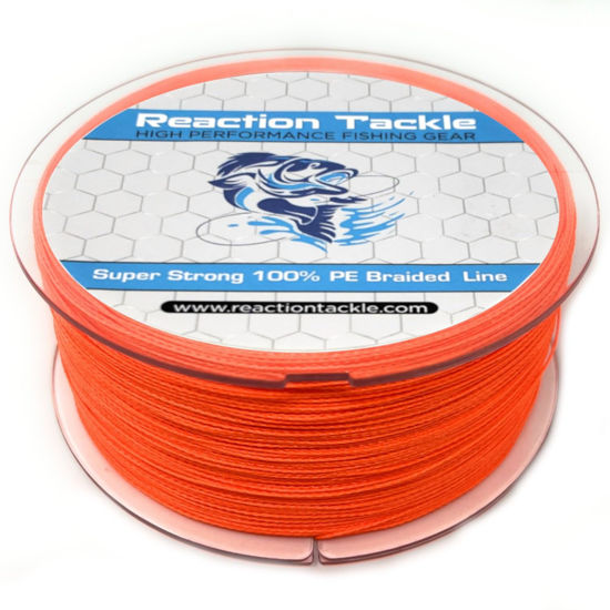 GetUSCart- Reaction Tackle Braided Fishing Line NO Fade Red 15LB 300yd