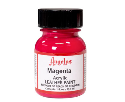 Picture of Angelus Acrylic Leather Paint Magenta 1oz