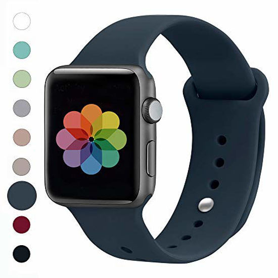 Picture of UPOLS Compatible with Apple Watch Band 38mm 42mm 40mm 44mm Sport Band, Silicone Sport