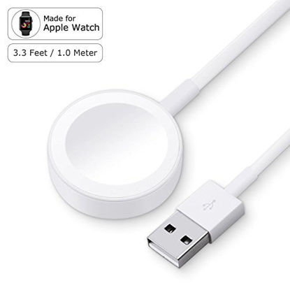 Picture of Smart Watch Charger Wireless Magnetic USB Charging Cable for All 38mm/40mm/42mm/44mm Suitable for Apple Watch Series 4/3/2/1