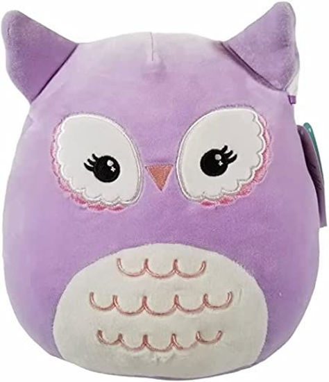 Picture of Squishmallow Official Kellytoy Miranda 8 Inch Purple Owl Squishy Plush Toy Animal