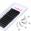 Picture of Volume Lash Extensions 8~20mm Length Easy Fan Lashes 2D~10D Self Fanning Eyelash Extensions C D DD Curl 0.05 0.07mm Rapid Blooming Lashes by FADLASH (0.07-D, 17mm)