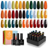 Picture of Beetles 20 Pcs Fall Winter Gel Nail Polish Kit, Nail Gel Polish Red Yellow Orange Green Gel Polish Set with Glossy & Matte Gel Top Coat Base Coat Soak Off Nail Lamp Christmas Mother's Day Gifts for Women