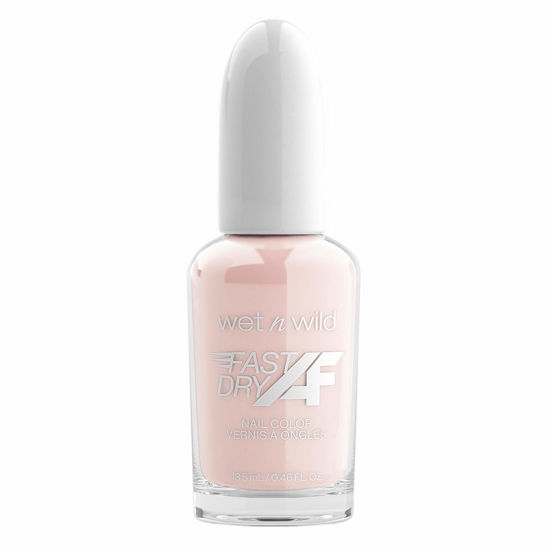 Picture of wet n wild Fast Dry AF Nail Polish Color, Light Pink Ballerina Dropout | Quick Drying - 40 Seconds | Long Lasting - 5 Days, Shine