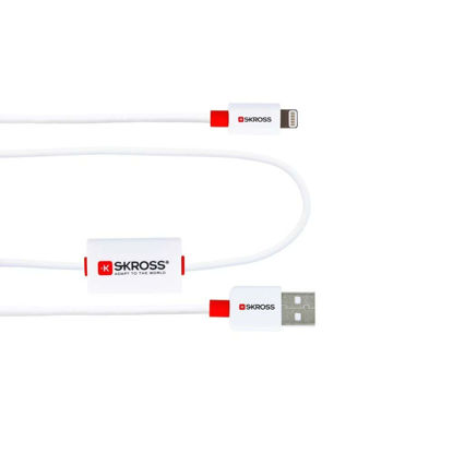 Picture of Skross Buzz Lightning Connector Charge and Sync Alarm Cable for All Devices with Lightning Connector [SKR2700211]