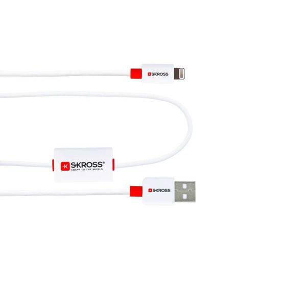 Picture of Skross Buzz Lightning Connector Charge and Sync Alarm Cable for All Devices with Lightning Connector [SKR2700211]