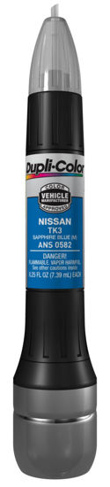 Picture of Dupli-Color ANS0582 Metallic Sapphire Blue Nissan Exact-Match Scratch Fix All-in-1 Touch-Up Paint - 0.5 oz.