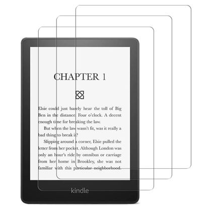 Picture of Tonvizern [3 Pack] for All-new Kindle Paperwhite 6.8-Inch (11th Generation, 2021) / Paperwhite Signature Edition 6.8-Inch/Paperwhite Kids 6.8-Inch (11th Gen) Screen Protector (Matte) [Not Glass]