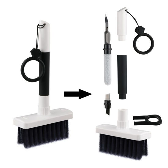 Multifunctional Keyboard Cleaning Brush Earphone Corner Dust Cleaning Brush  Tool