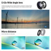 Picture of NEEWER 55mm Lens and Filter Set: Wide Angle/2.2X Telephoto Additional Lens for 18mm-85mm APS-C Lens, (+1+2+4+10) Close Up Macro/ND/UV/CPL/FLD Filters for Camera Lens with ⌀55mm Thread