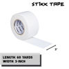 Picture of STIKK Gaffer Tape - White Gaffers Tape - 3 inch x 60 Yards - Pro Gaff Tape for Staging Work - Grafting Tape for Filming, Photography, Radio - Effective Heavy-Duty Water Resistant Gaff Tape