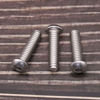 Picture of 1/4-20 x 5/8" Button Head Socket Cap Bolts Screws, 304 Stainless Steel 18-8, Allen Hex Drive, Bright Finish, Fully Machine Thread, Pack of 30