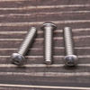 Picture of 1/4-20 x 3/8" Button Head Socket Cap Bolts Screws, 304 Stainless Steel 18-8, Allen Hex Drive, Bright Finish, Fully Machine Thread, Pack of 30