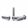 Picture of 1/4-20 x 3/8" Button Head Socket Cap Bolts Screws, 304 Stainless Steel 18-8, Allen Hex Drive, Bright Finish, Fully Machine Thread, Pack of 30