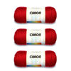 Picture of Caron Simply Soft Harvest Red Yarn - 3 Pack of 170g/6oz - Acrylic - 4 Medium (Worsted) - 315 Yards - Knitting/Crochet