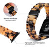 Picture of HOPO Compatible With Apple Watch Band 38mm 40mm 42mm 44mm Thin Light Resin Strap Bracelet With Stainless Steel Buckle Replacement For iWatch Series 8 7 6 5 4 3 2 1 SE (Cow Pattern/Black,42/44/45/49mm)