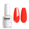 Picture of Vishine Gelpolish Professional Lacquer Color Soak Off UV LED Gel Nail Polish Manicure Orangered(1475)