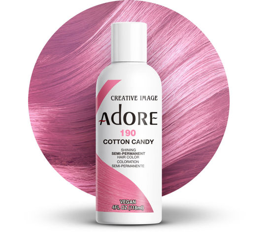 Picture of Adore Semi Permanent Hair Color #190 Cotton Candy, 4 Fl Oz (2 Pack)