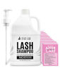 Picture of STACY LASH Eyelash Extension Shampoo 1US Gal / 128 fl.oz. / 3.78L / Eyelid Foaming Cleanser/Safe Wash for Extensions & Natural Lashes/Supplies for Professional & Home Use / 50 Aftercare Cards