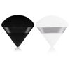 Picture of Sibba 2 Pieces Triangle Powder Puffs Face Cosmetic Powder Puff Washable Reusable Soft Plush Powder Sponge Makeup Foundation Sponge for Face Body Loose Powder Wet Dry Makeup Tool (2Pcs Black&White)