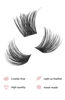 Picture of Lash Clusters DIY Eyelash Extensions 72 Pcs 3D Multiple Layers Eyelash Clusters Mix 10-16mm Wispy Lash Clusters Clear Band Cluster Lashes D Curl Fluffy Cluster Eyelash Extensions (Y01 10-16mm)