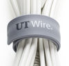 Picture of UT Wire UTW-SWM2-GY Speedy Magnetic Cable Wrap (Pack of 2), 10", Grey