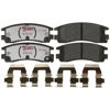 Picture of Premium Raybestos Element3 EHT™ Replacement Rear Brake Pad Set for Select Buick LeSabre/Park Avenue/Riviera, Cadillac DeVille/Eldorado/Seville, Chevrolet Lumina/Monte Carlo, Oldsmobile Aurora, Pontiac Bonneville, and Saturn SC/SC1/SC2/SL/SL1/SL2/SW1/SW2 Model Years (EHT714H)