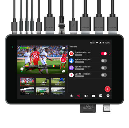 Picture of YOLOLIV YoloBox Pro,All-in-one Portable Multi-Cam Live Streaming Studio Encoder Recorder Switcher