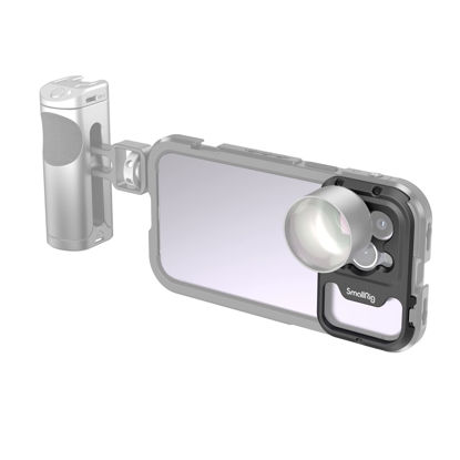 Picture of SmallRig 17mm Threaded Lens Backplane for iPhone 14 Pro Max, Aluminum Alloy Lens Backplane Sturdy and Wear-Resistant, Lens Backplane Only for SmallRig Mobile Video Cage 4077 4078 4099