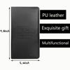 Picture of Car Registration and Insurance Card Holder - Leather Vehicle Glove Box Automobile Documents Paperwork Wallet Case Organizer for ID, Driver's License, Key Contact Information Cards - Men&Women