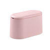 Picture of SUBEKYU Mini Trash Can with Lid,Small Trash Can,Desk Trash Can,Countertop Mini Garbage Cans,Tiny Waste Basket,Pink