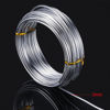 Picture of 32.8 Feet Aluminum Wire, Wire Armature, Bendable Metal Craft Wire for Making Dolls Skeleton DIY Crafts(Silver, 3 mm Thickness)