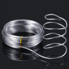 Picture of 32.8 Feet Aluminum Wire, Wire Armature, Bendable Metal Craft Wire for Making Dolls Skeleton DIY Crafts(Silver, 3 mm Thickness)