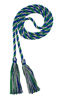 Picture of Graduation Honor Cord - Royal/Kelly/Gray - Every School Color Available - Made in USA - by Tassel Depot