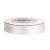 Picture of VATIN 5/8 inch Double Faced Ivory/Antique White/Beige Polyester Satin Ribbon -Continuous 25 Yard Spool, Perfect for Wedding Decor, Wreath, Baby Shower,Gift Package Wrapping and Other Projects