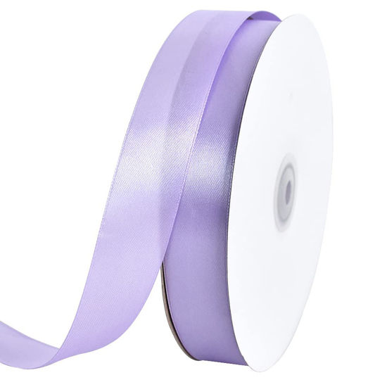 Satin Ribbon Lilac  Shine Trimmings & Fabrics