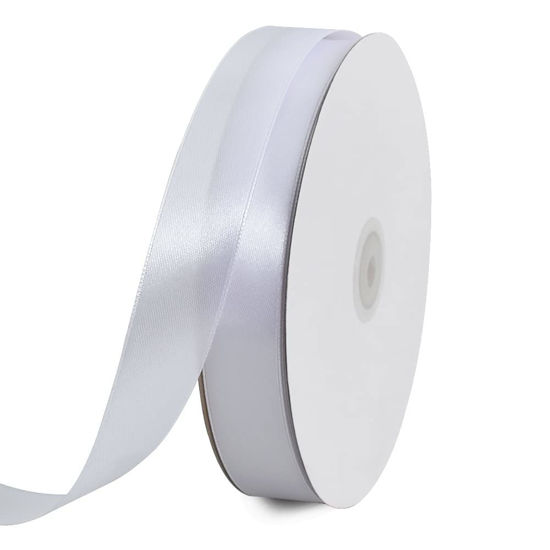  TONIIFUL 1 Inch Silver Ribbon for Gift Wrapping