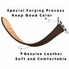 Picture of STIROLL Slim Leather Bands Compatible with Apple Watch Band 42mm 44mm 45mm 49mm,Top Grain Leather Watch Thin Wristband for iWatch Ultra SE Series 8/7/6/5/4/3/2/1(Coffee with Silver)