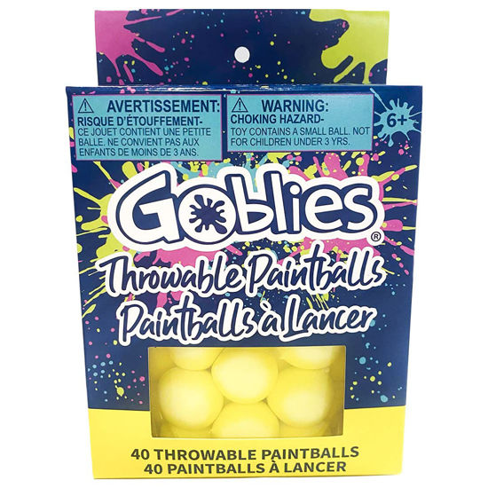 Picture of Goblies Throwable Paintballs 40 Count (Yellow)