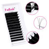 Picture of Eyelash Extension L Curl Mix Easy Blooming Lash Extensions Rapid Volume Lash Extensions Self Fanning Eyelash Extensions .03 .05 .07 (0.05-L, 8-14mm)